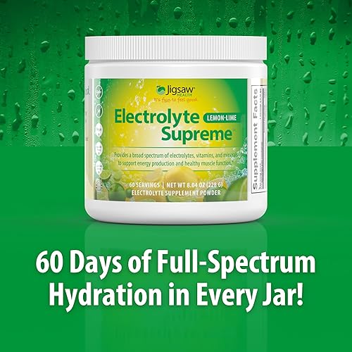 Miniatura 4 de Suplemento Jigsaw Health Electrolyte Supreme delicioso sabor a bayas amplio espectro de electrolitos  oligoelementos 60 paquetes de polvo 1 1