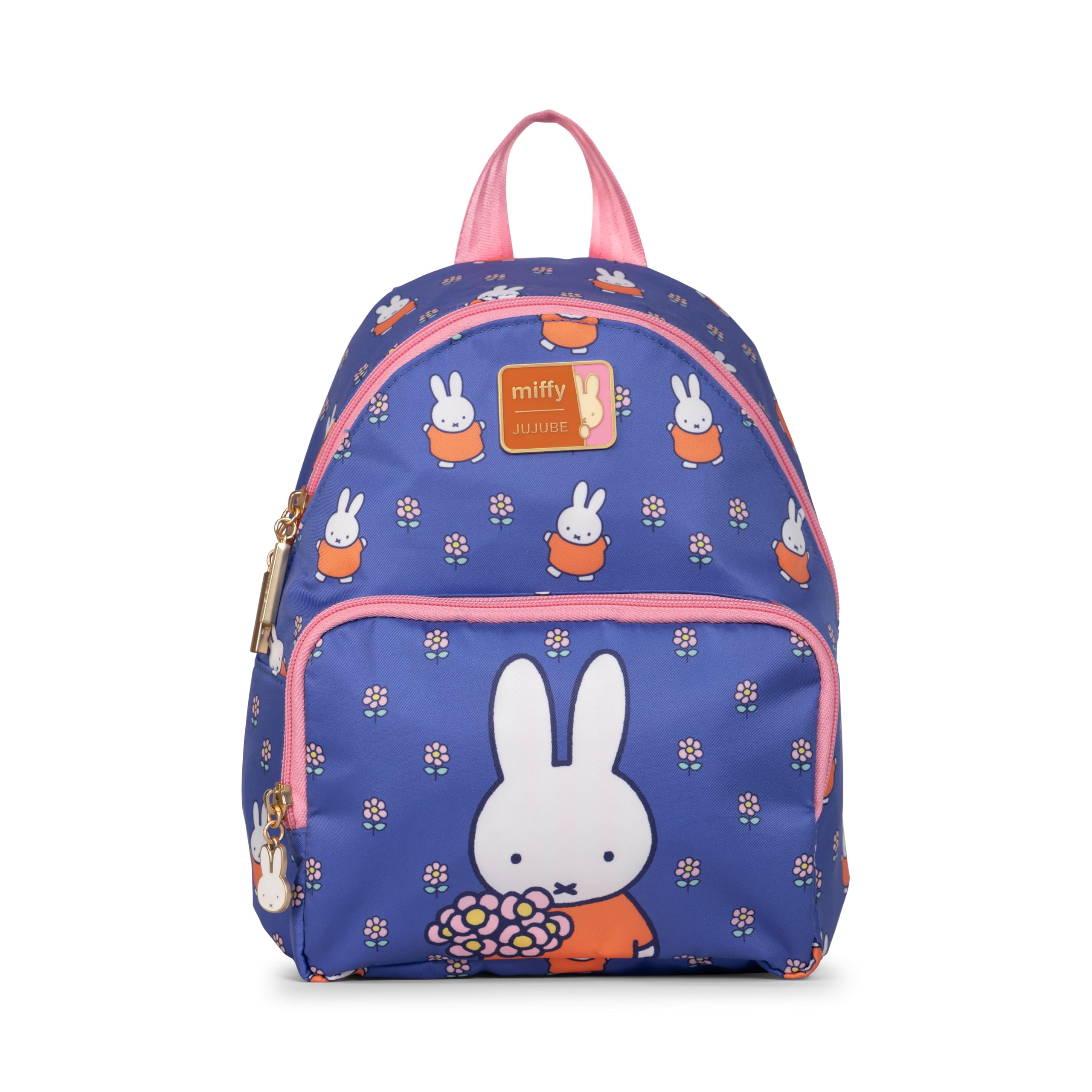 JuJuBe Miffy Flower Fields Mini Backpack Purse for Women, Small Lightweight Backpack with…