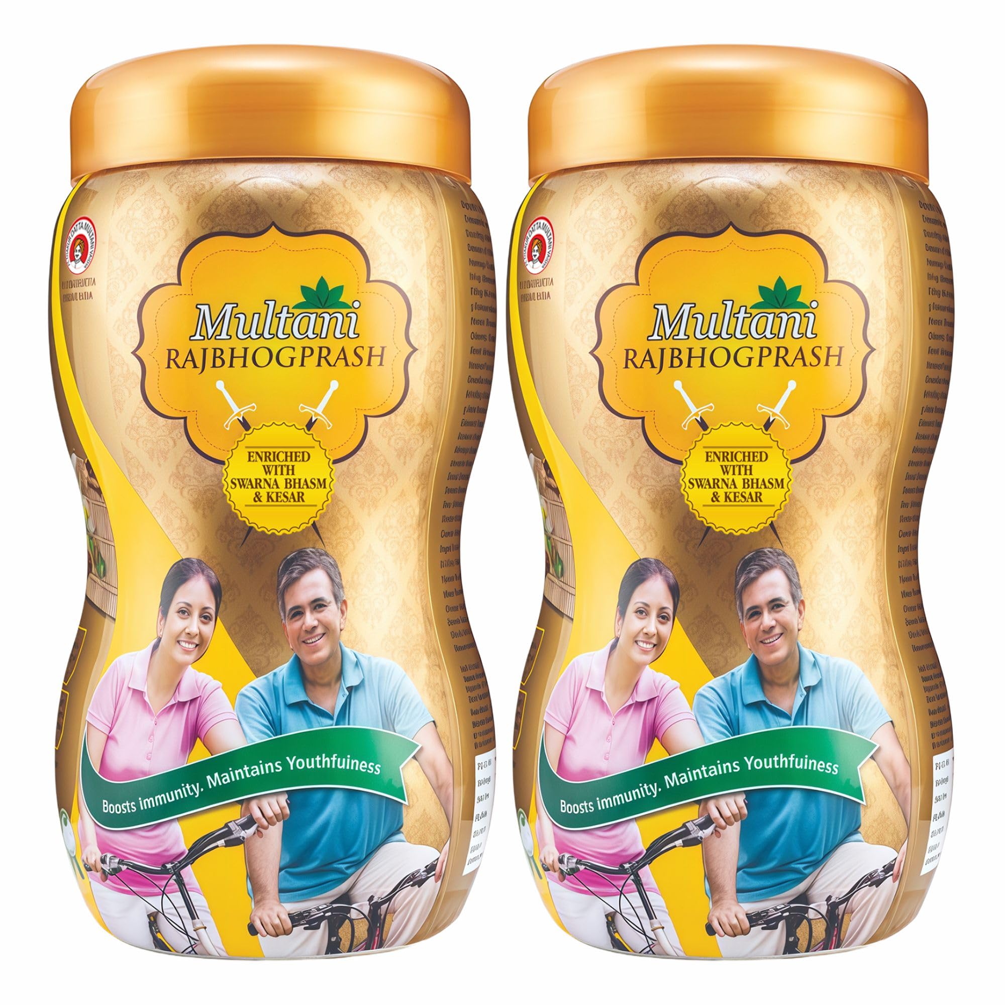 - Rajbhogprash 2 Kg | 100% Ayurvedic Formula | Swarna(Gold), Chandi, Kesar, Chandan, Amla & 27 Ayurvedic Herb | All Purpose Ayurvedic Chyawanprash For Year-Round Since 1938