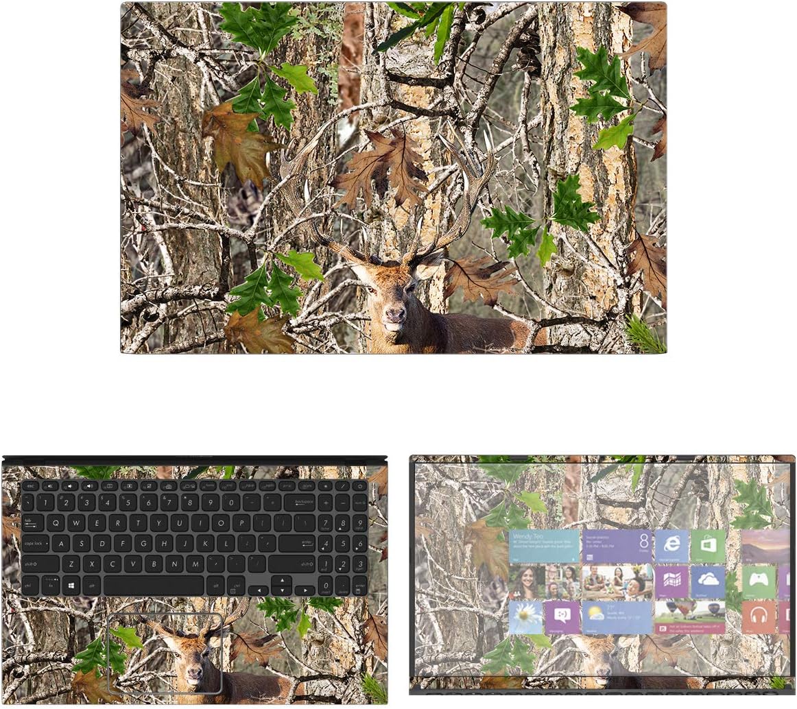 Decalrus - Protective Decal Camo Skin Sticker for Asus VivoBook 15 X512UF (15.6" Screen) case Cover wrap ASvivobk15_X521-217