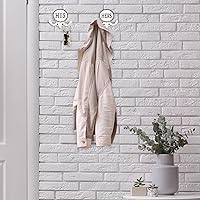 Vista 8 de AuldHome Design Ganchos para toallas para él y ella (juego de 2); ganchos de pared de puerta rústica de hierro fundido para decoración de casa