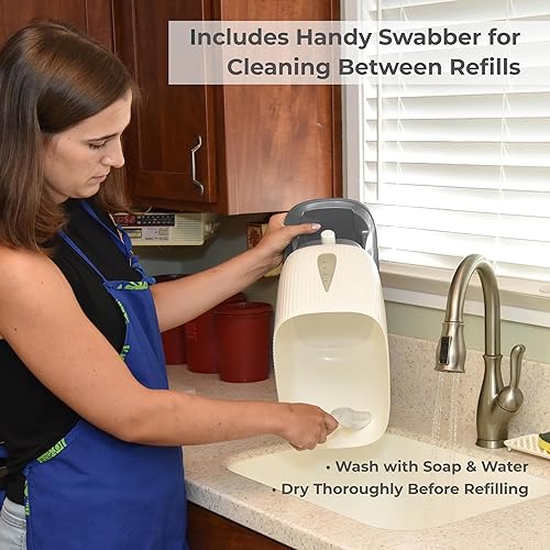 Miniatura 7 de Dispensador de arroz para encimeras, sella 20 libras de alimentos en tu dispensador pequeño, fuerte y ligero de arroz y cereales, cepillo y taza