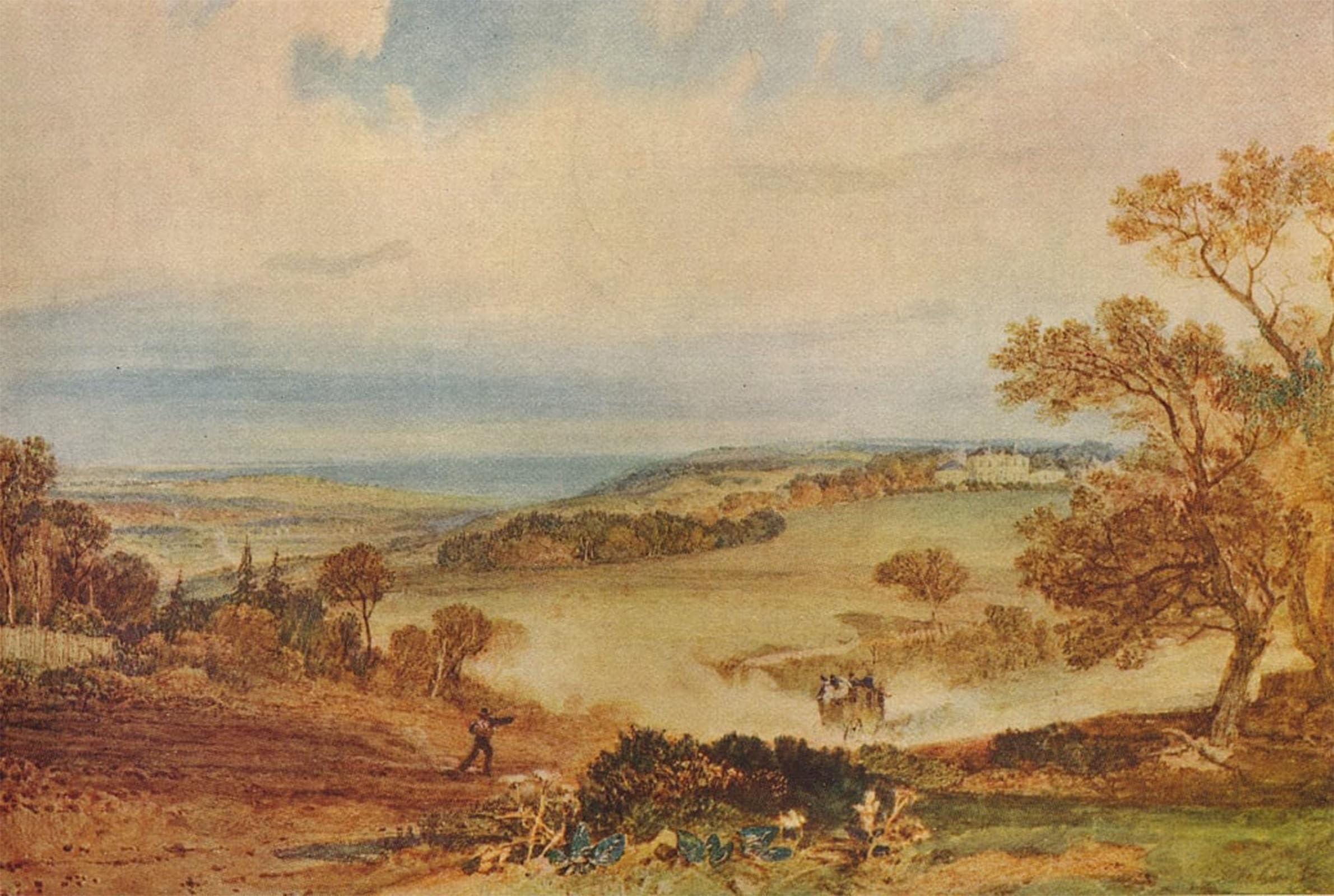 POSTERIIk Famous Print Pop Art Wall Art Graffiti Beauport Near Bexhill by Mallord William Turner Art Prints for Home Decor 60x90cm