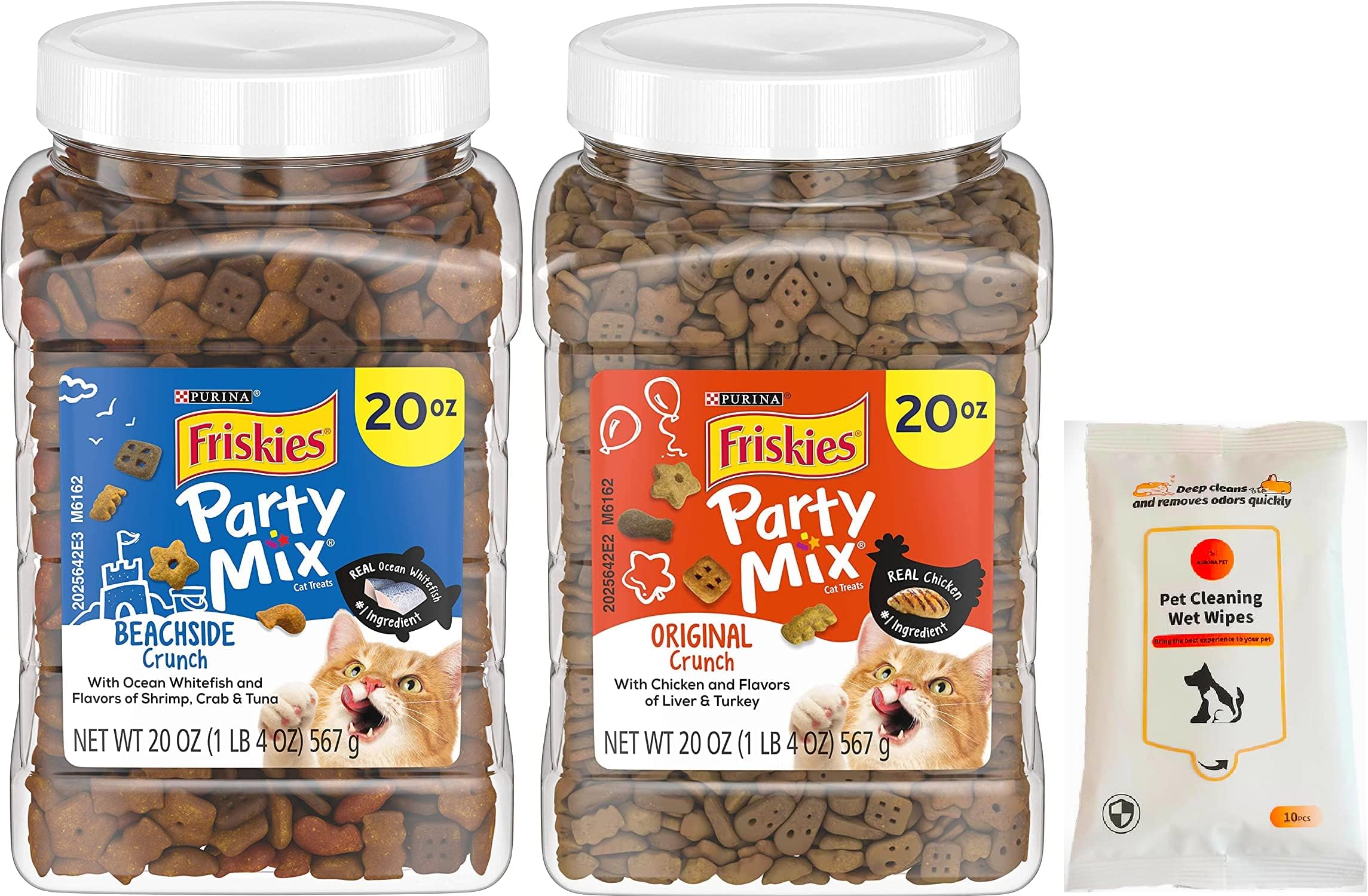 Purina Friskies Party Mix Original Crunch Cat Treats (20oz