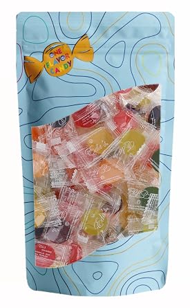 One Flavor Candy Edas Sugar Free Candy Clean Candies no sugar, no salt, no cholesterol, no trans fats Assorted Fruit Mix 16oz