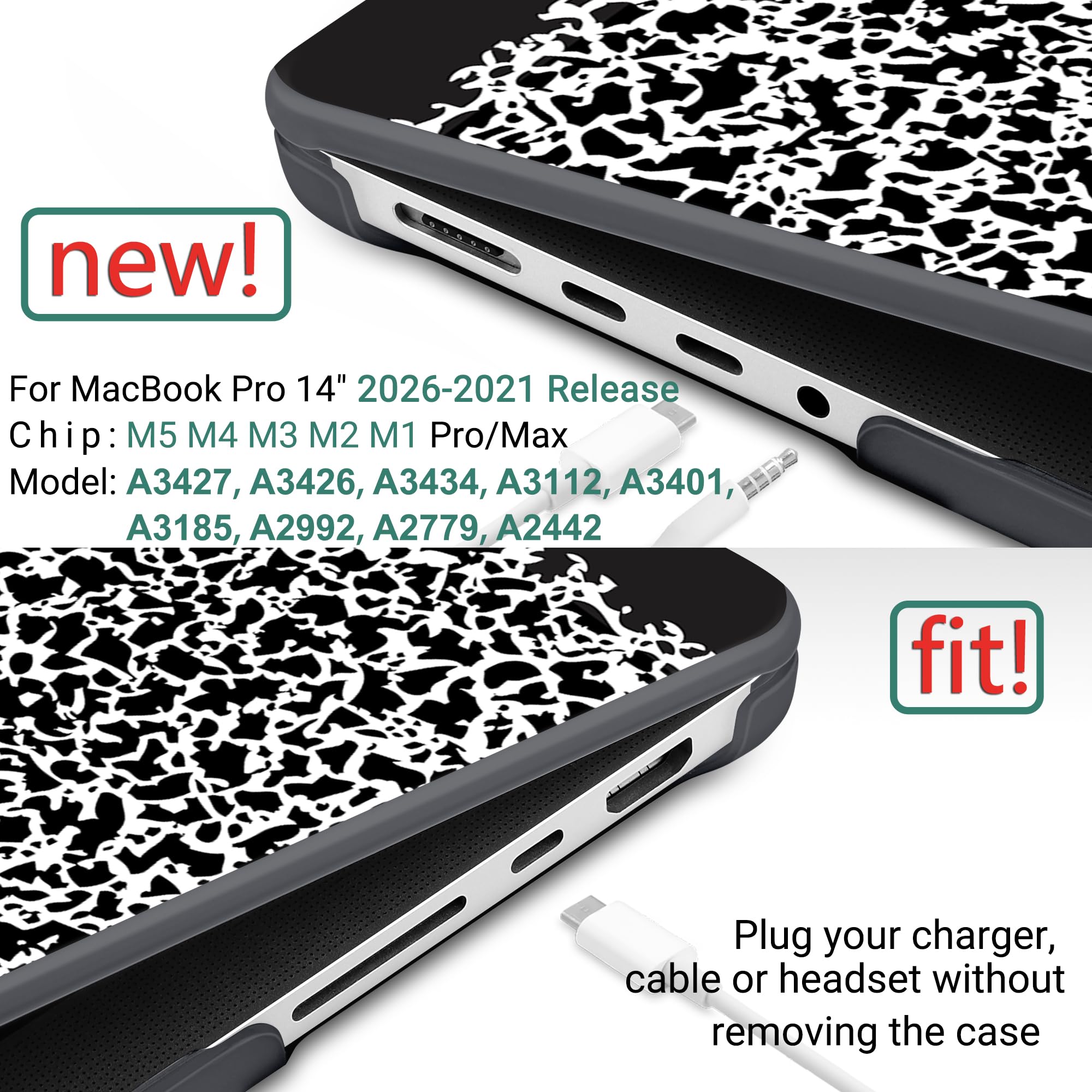Amazon.com: DONGKE Case for MacBook Pro 14 Inch (2026-2021 Release