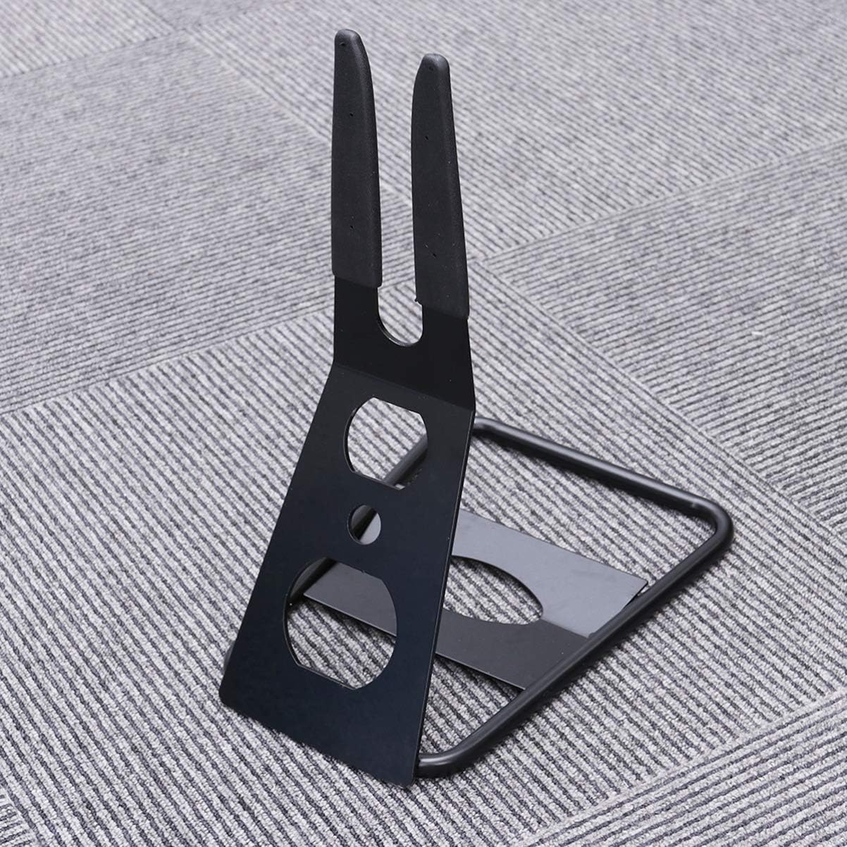 Mountain Bike Parking Rack Stand Metal Floor Bike Storage Stand Adjustable Arms Heavy-Duty Design for Cycling Repair and Display Suitable for Indoor Use