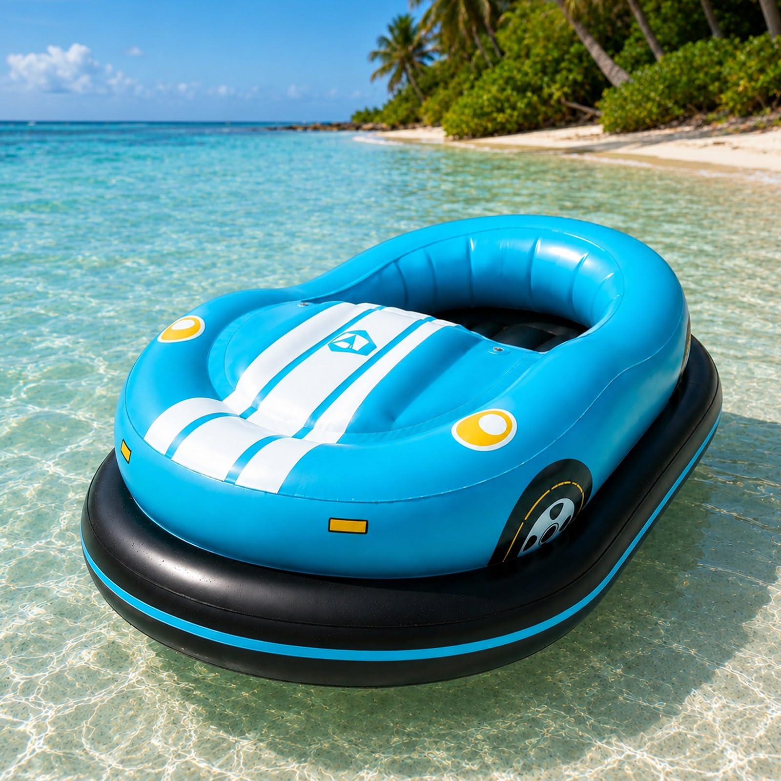 Galleggiante Motorizzato per Adulti, Barca Gonfiabile Elettrica 46 W | Autonomia 40-60 Min, Per Piscine Private, Resort, Case Vacanza, Laghi Calmi E Feste Estive
