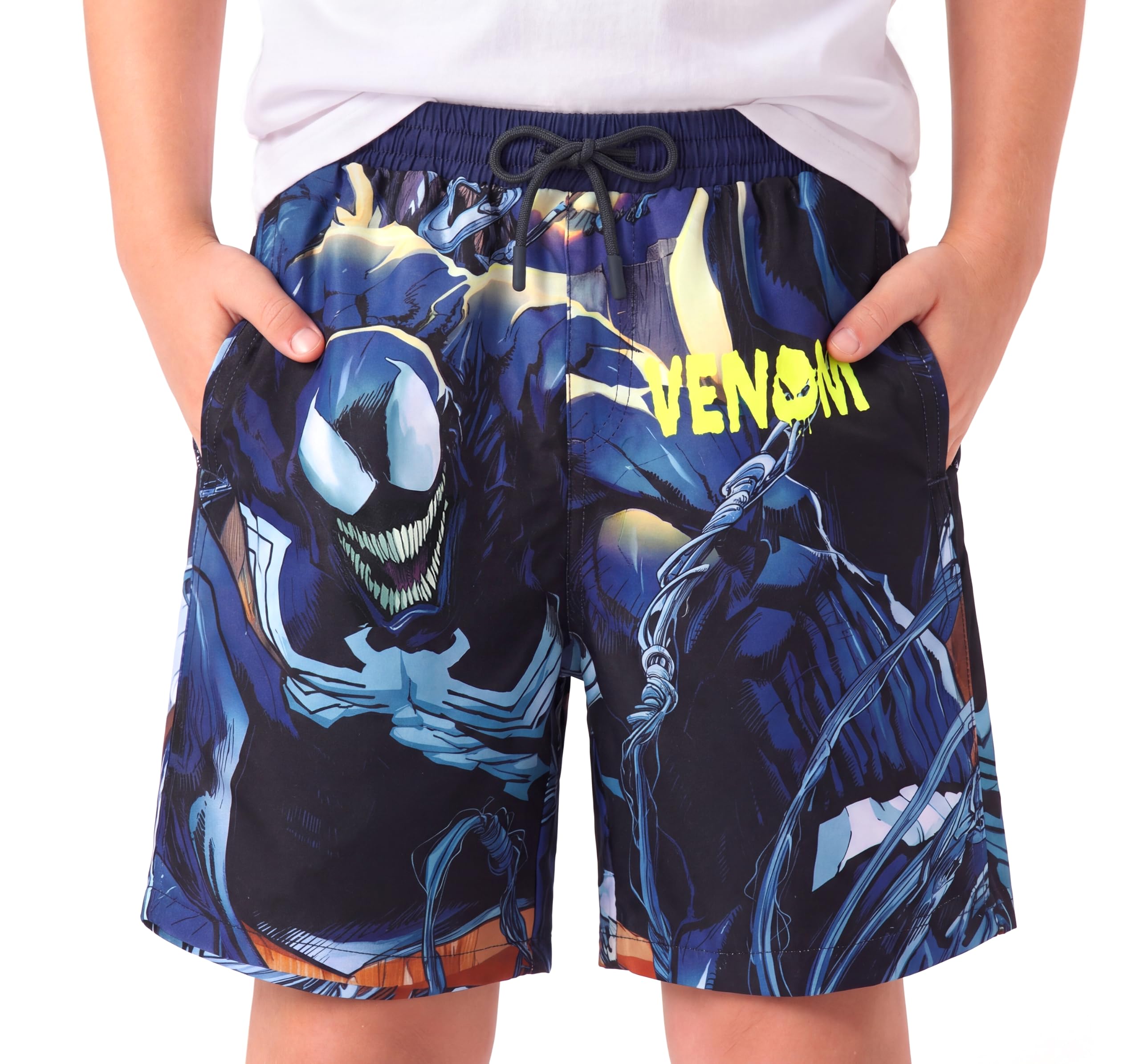 Disney Spiderman Cars Toy Story Boy Swim Trunks UPF 50+Swim Shorts Kid2-13Y