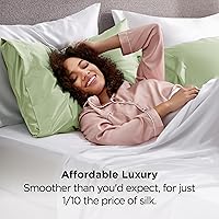 Vista 83 de Bedsure - Juego de 2 fundas de almohada de satén