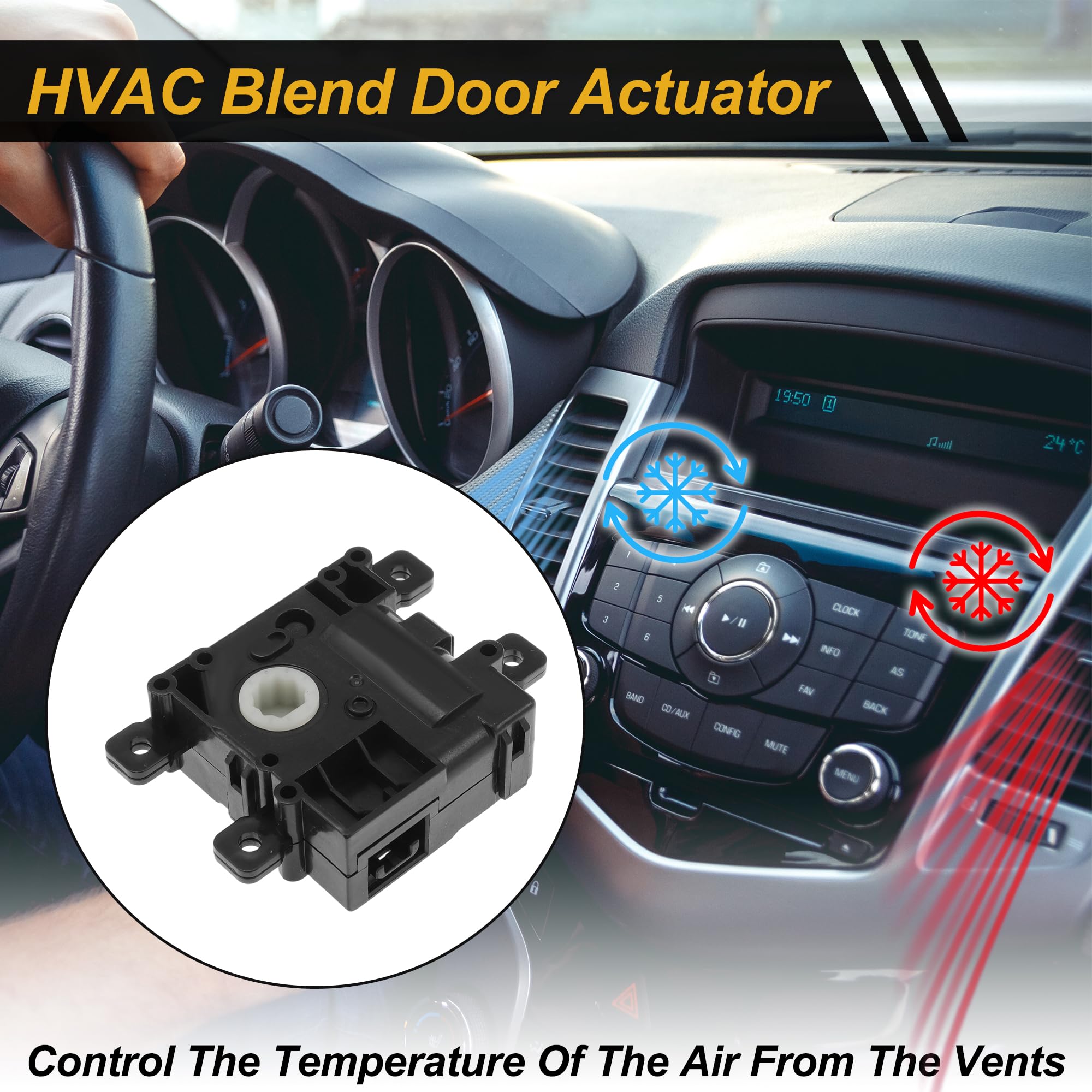 Amazon.com: VekAuto HVAC Heater Blend Door Actuator Replacement