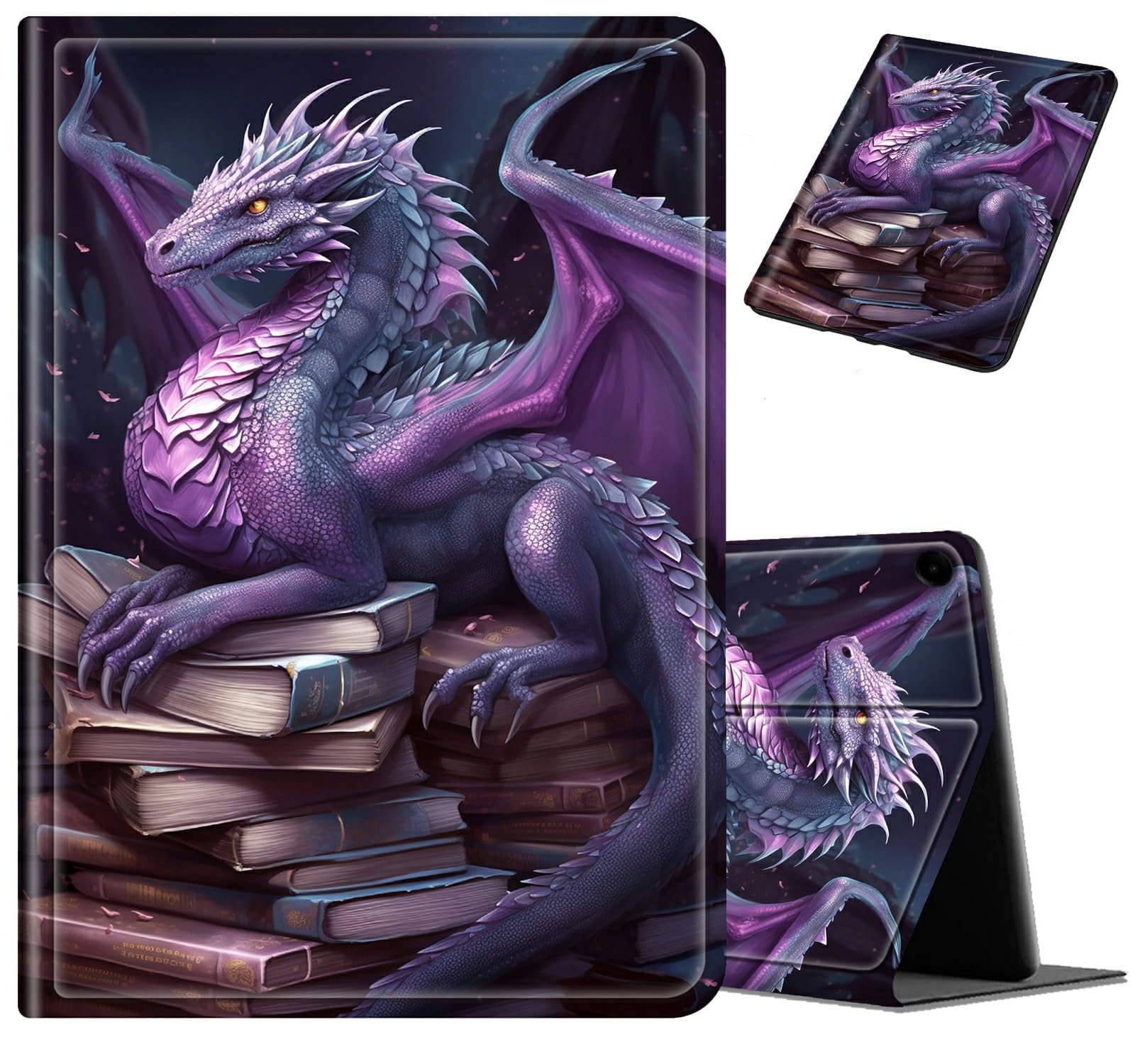 Case for Samsung Galaxy Tab A11+ / A9 Plus 11-Inch (2026/2024), Lightweight Adjustable Stand Folio Cover, PU Leather Smart Protective Case with Auto