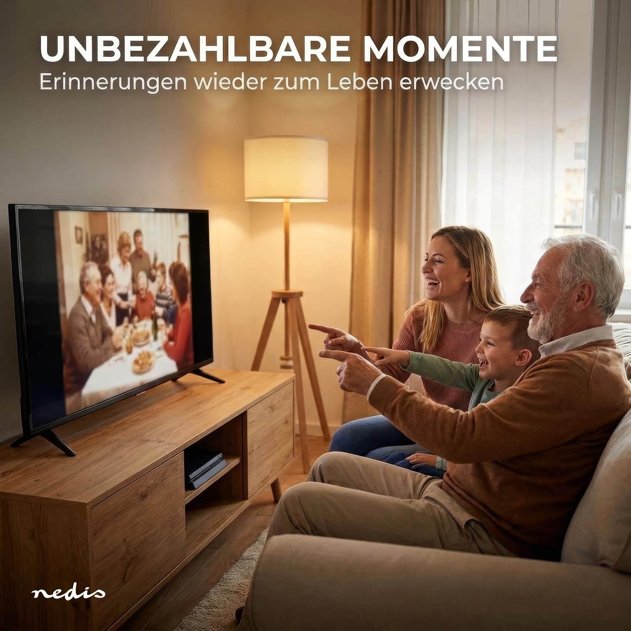 Nedis VHS-Konverter - Konvertierung: VHS-C auf VHS - Plug & Play - Schwarz