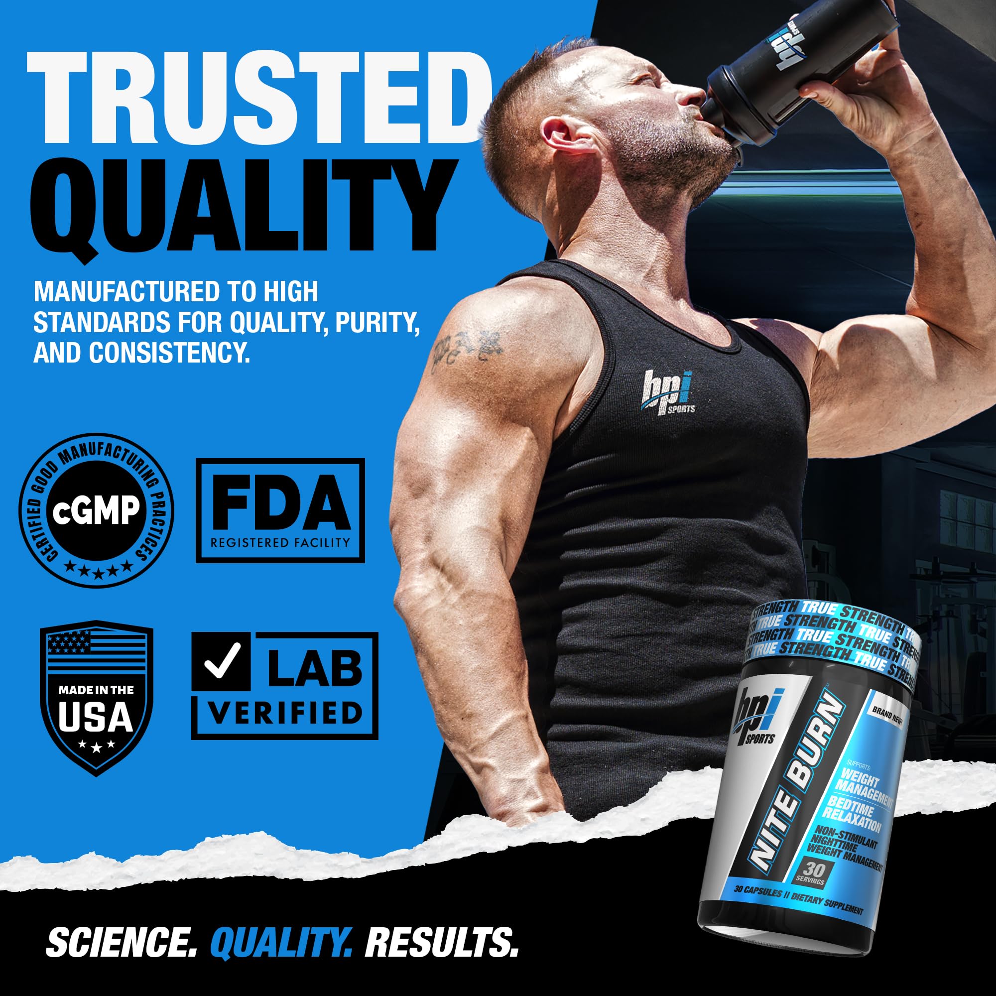BPI Sports Nite burn – Nighttime Fat Burner & Sleep Support – Keto-Friendly – Weight Loss, Burn Fat, Relaxation, Boost Metabolism – 30 servings – 640mg — Amazon image 6