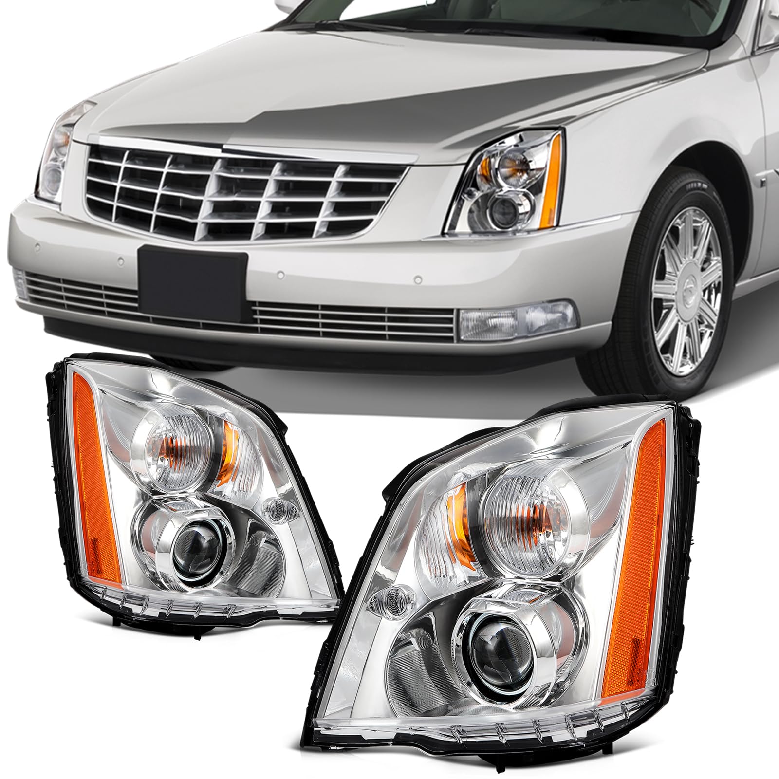 SCITOO Headlight Assembly Pair