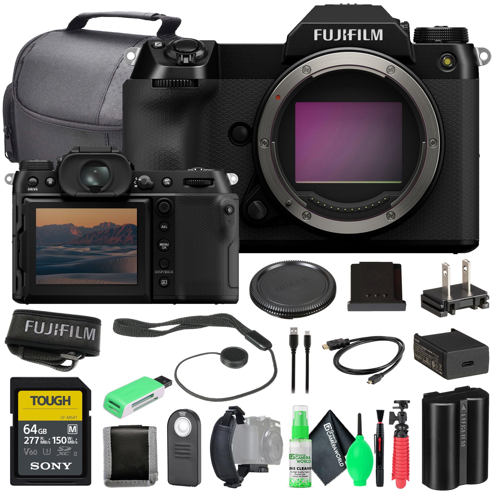 Amazon.com : Fujifilm GFX 100S II Mirrorless Medium Format Camera
