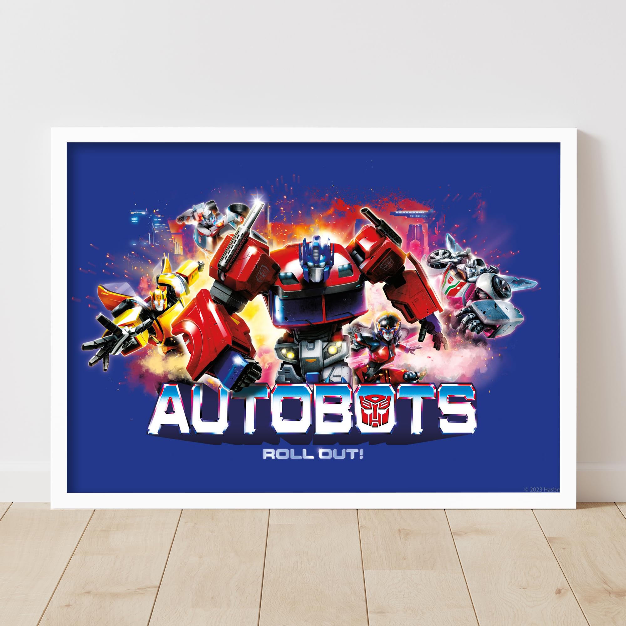 Themed Transformers Print - Autobots Group Poster Wall Art (21cm x 29.7cm - A4)