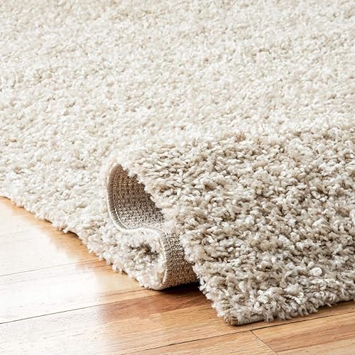 Miniatura 5 de nuLOOM Arden Homely Shag - Alfombra decorativa, 3 x 5, beige