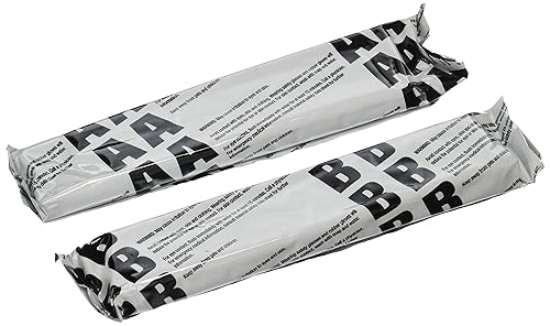 A+B Epoxy 9906K Paquete de masilla epoxy A+B Rezolin, color gris, de 14 onzas. Paquete de 14 onzas líquidas.