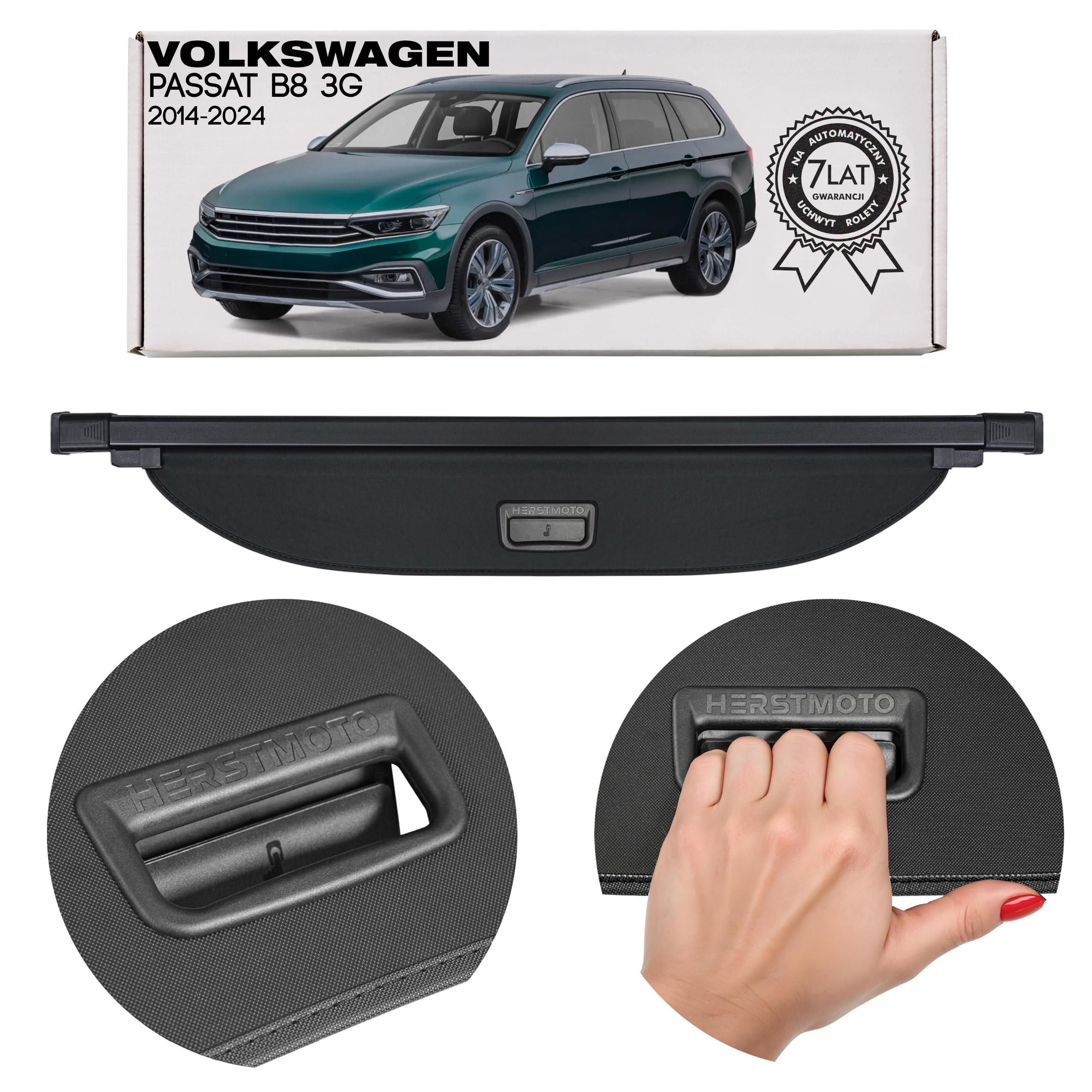 Kofferraumabdeckung Laderaumabdeckung für Volkswagen Passat B8 3G 2014-2024 Variant 3G9867871