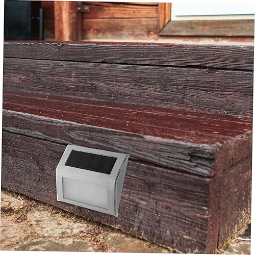 Miniatura 6 de DOITOOL 4 unids lámpara de pared al aire libre luces solares exteriores luces solares para exterior puerta decoración luces de pared al aire libre