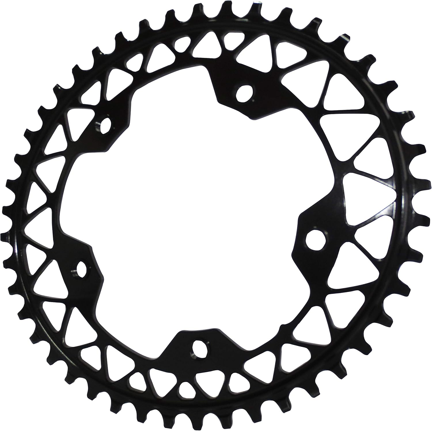 absolute BALCK(アブソリュートブラック) GRAVEL 1X OVAL 110/5BCD チェーンリング 44T Bl