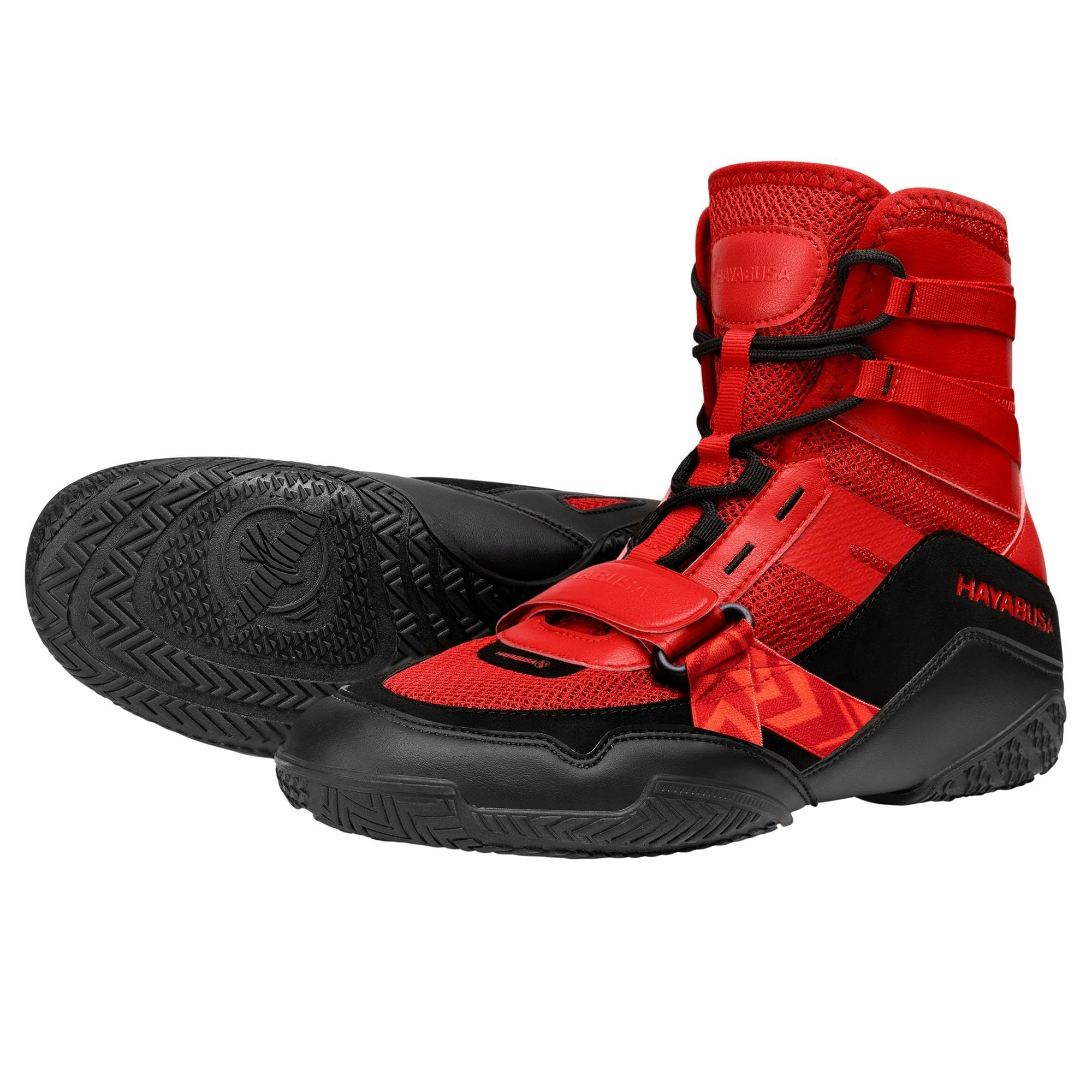 Hayabusa Strike Boxing Shoes for Men and Women - Red, 11