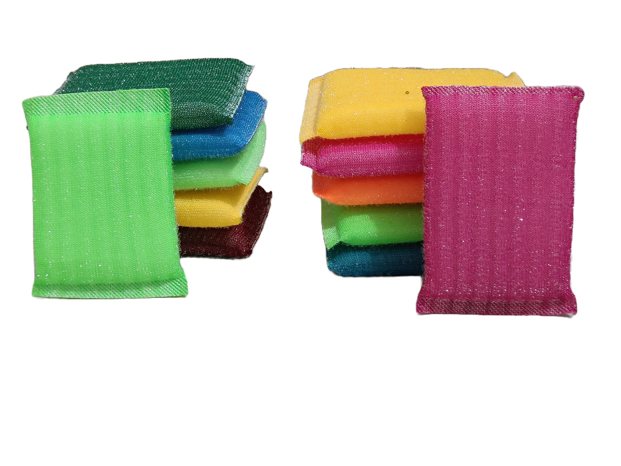 Ecommer Sponge Scrubber for Kitchen, Sponge Scrub Pad for Utensils, Foam Pad Non-Scratch Scrubber for Dishes Multicolor - Pack of 12 (B0C6Q5VRZY) Amazon Price History, Amazon Price Tracker