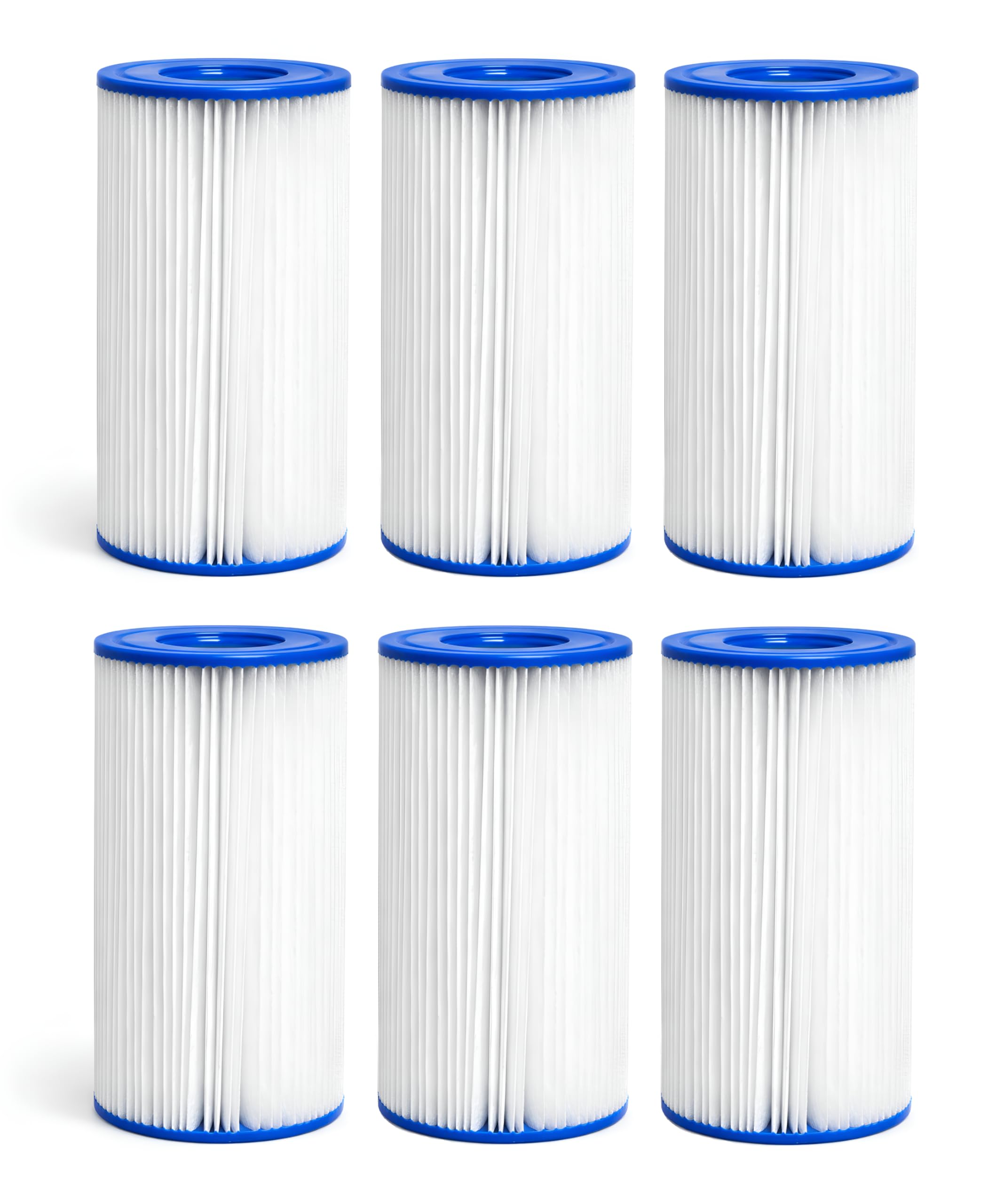 AquaHouse AH-PTA replacement for Size III and Type A/Type C filter cartridge for swimming pool filter pumps (6 Pack)