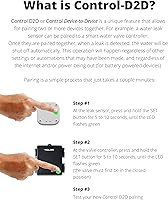 Vista 7 de YoLink LoRa - Sensores de movimiento inteligentes de rango inalámbrico de 1/4, detector de movimiento para interiores, Alexa, IFTTT, asistente