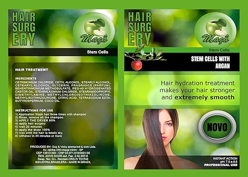 Miniatura 3 de KERA FRUIT Tratamiento capilar de 16 onzas líquidas, Cirugia Capilar, Chocolate y Celulas Madres (CELULAS MADRES), natural, sin sulfato, unisex,