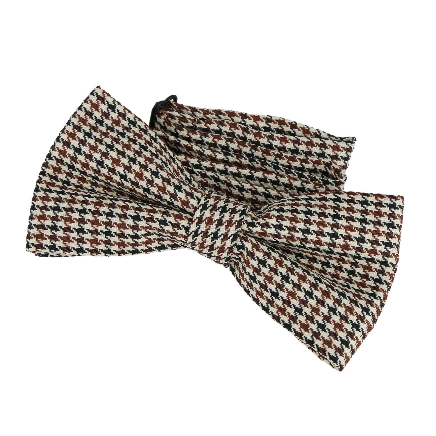 Dondon Men's Chequered 25 Plaid Bow Tie Pre-Tied Handmade And Adjustable Checkered Chequered