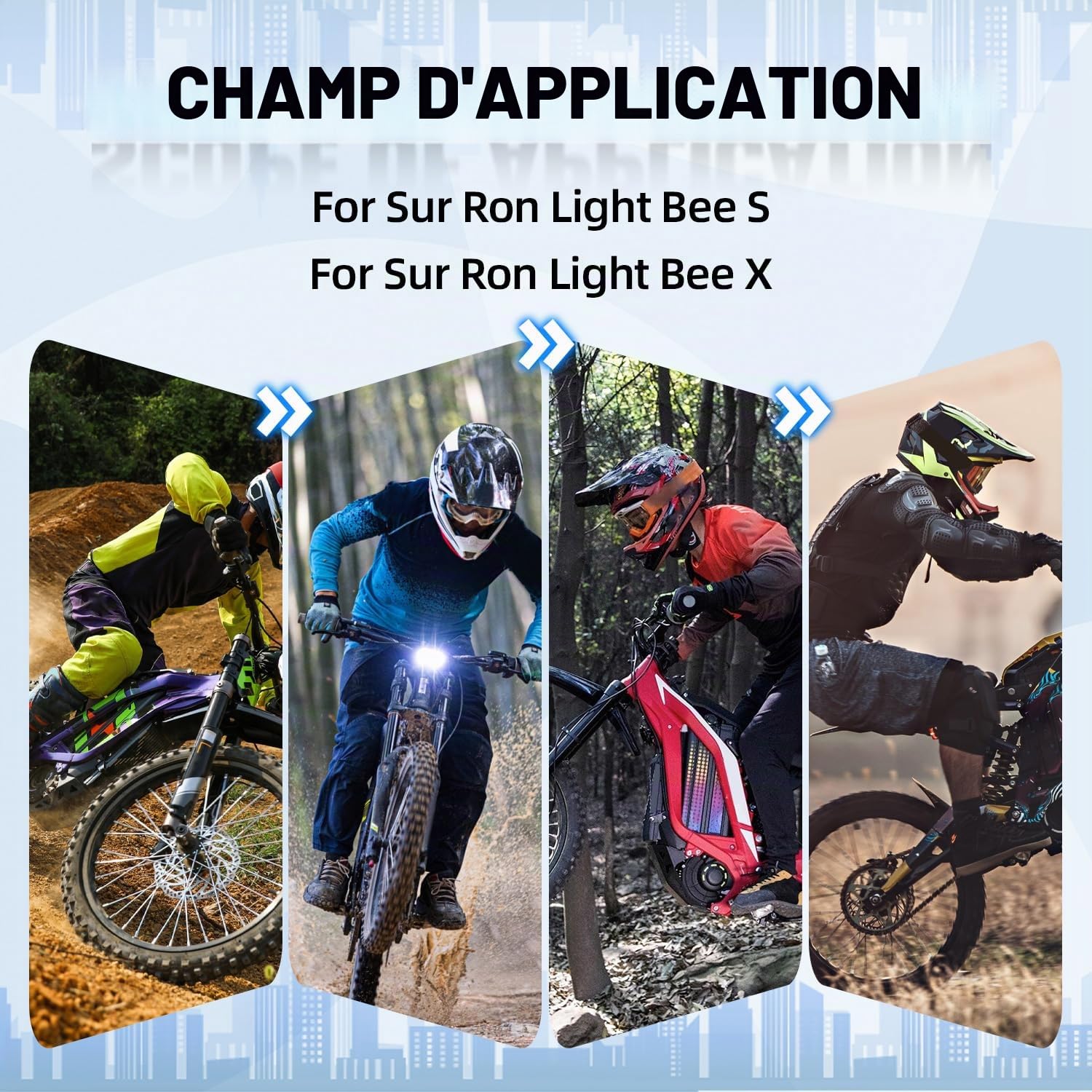 Support Repose Pied Moto,pour Surron Sur Ron Sur-Ron Light Bee X/S | Support Cale Pied Moto Kit