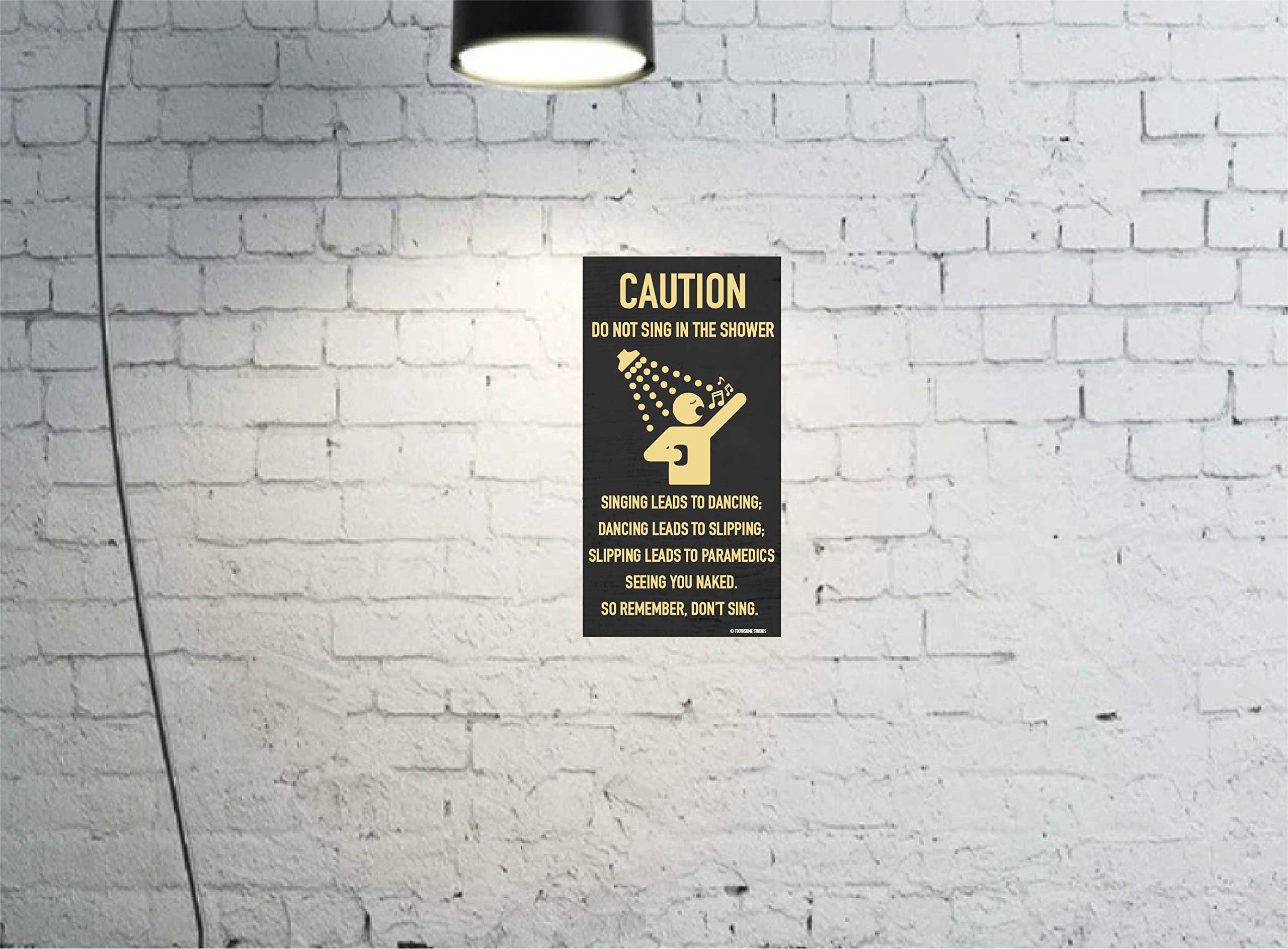 Amazon.com: Do Not Sing In The Shower 11.5