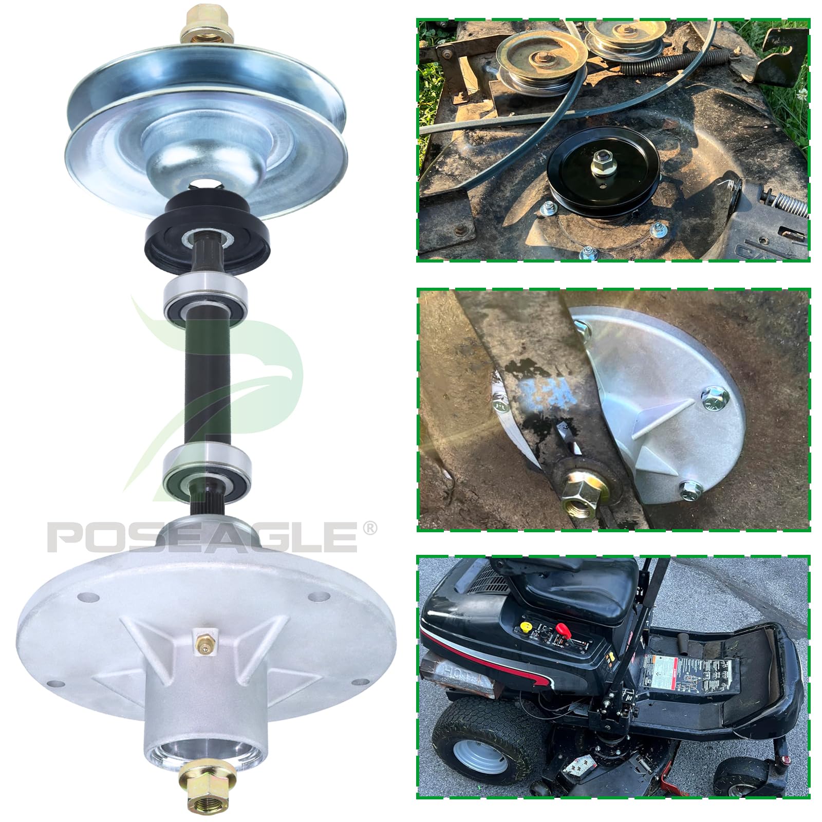 POSEAGLE 1001200MA Jackshaft Housing Assembly with 95309MA Pulley