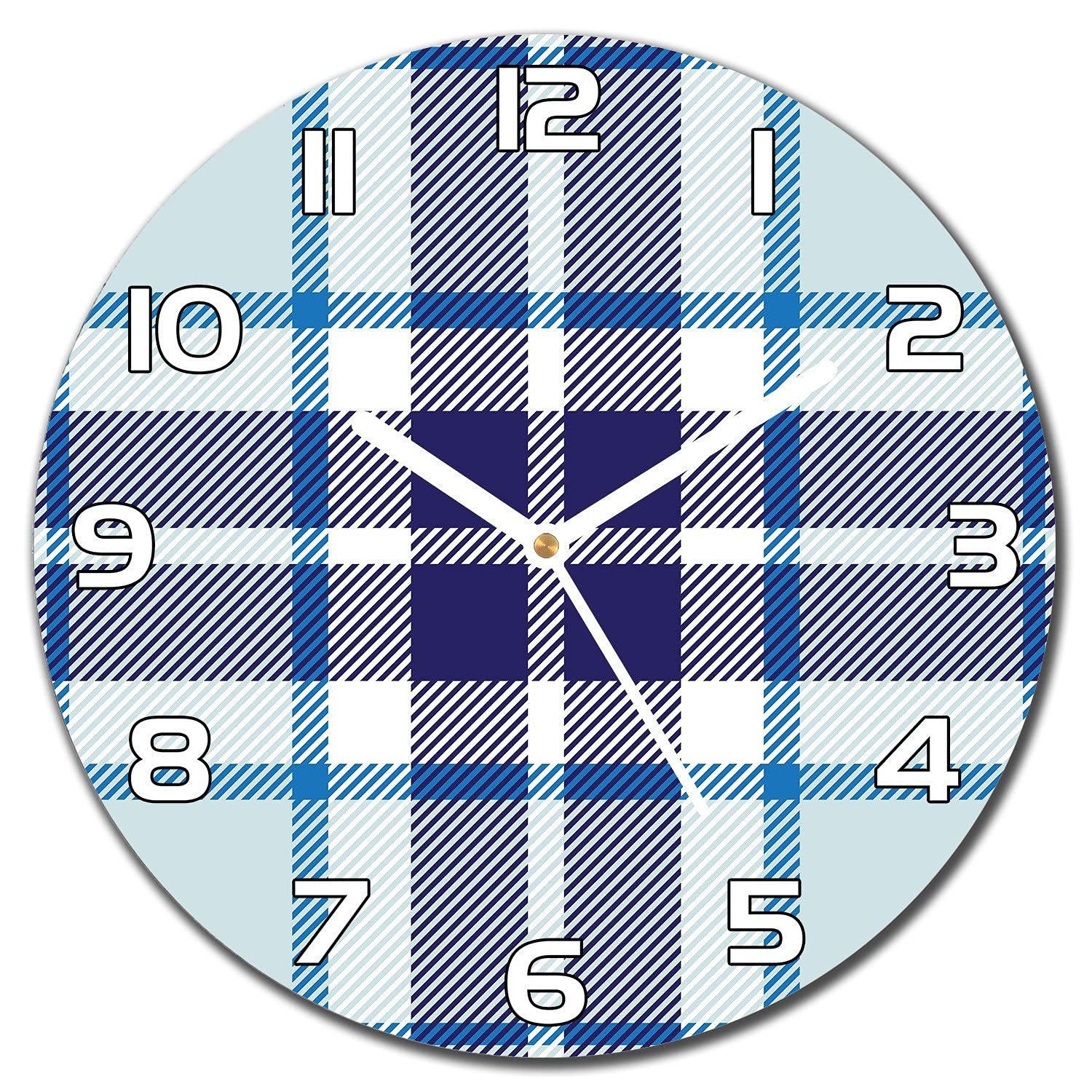 Horloge en verre 30 cm lisible et solide pour embellir vos murs