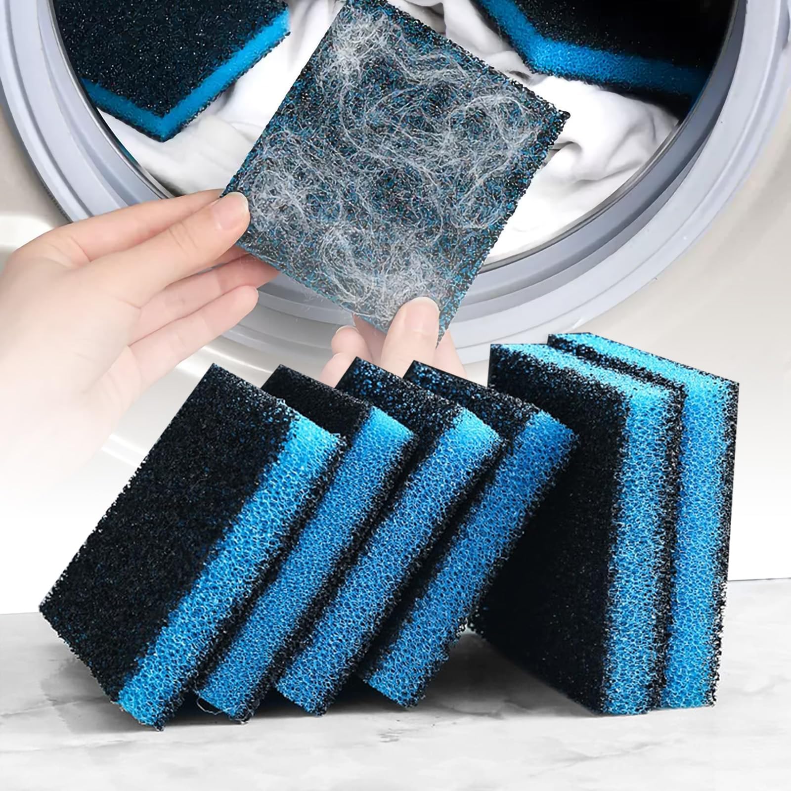 6pcsReusable Household Filter Washer Trap Net Pouch,pet