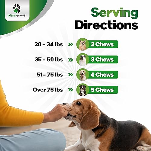 Miniatura 6 de Probióticos para perros - Masticables para la salud digestiva con prebióticos y enzimas Suplemento probiótico para perros para el intestino