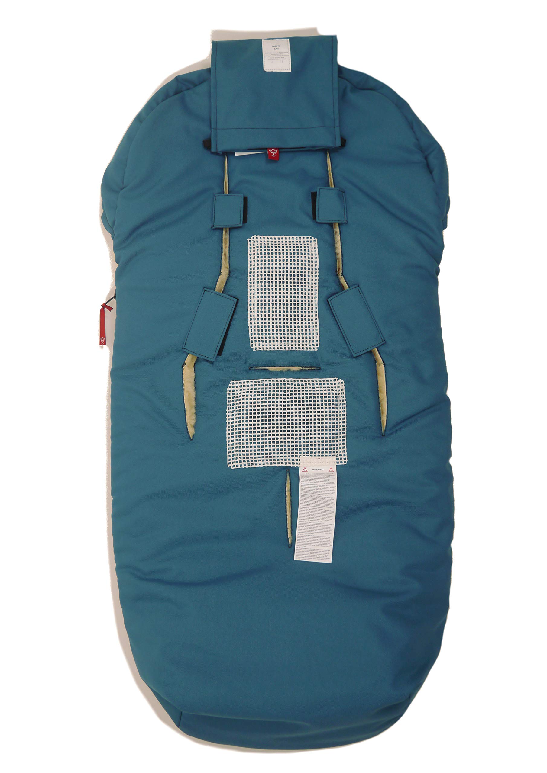 Kaiser 6720556 Lenny - Saco para los pies (piel de cordero), color azul