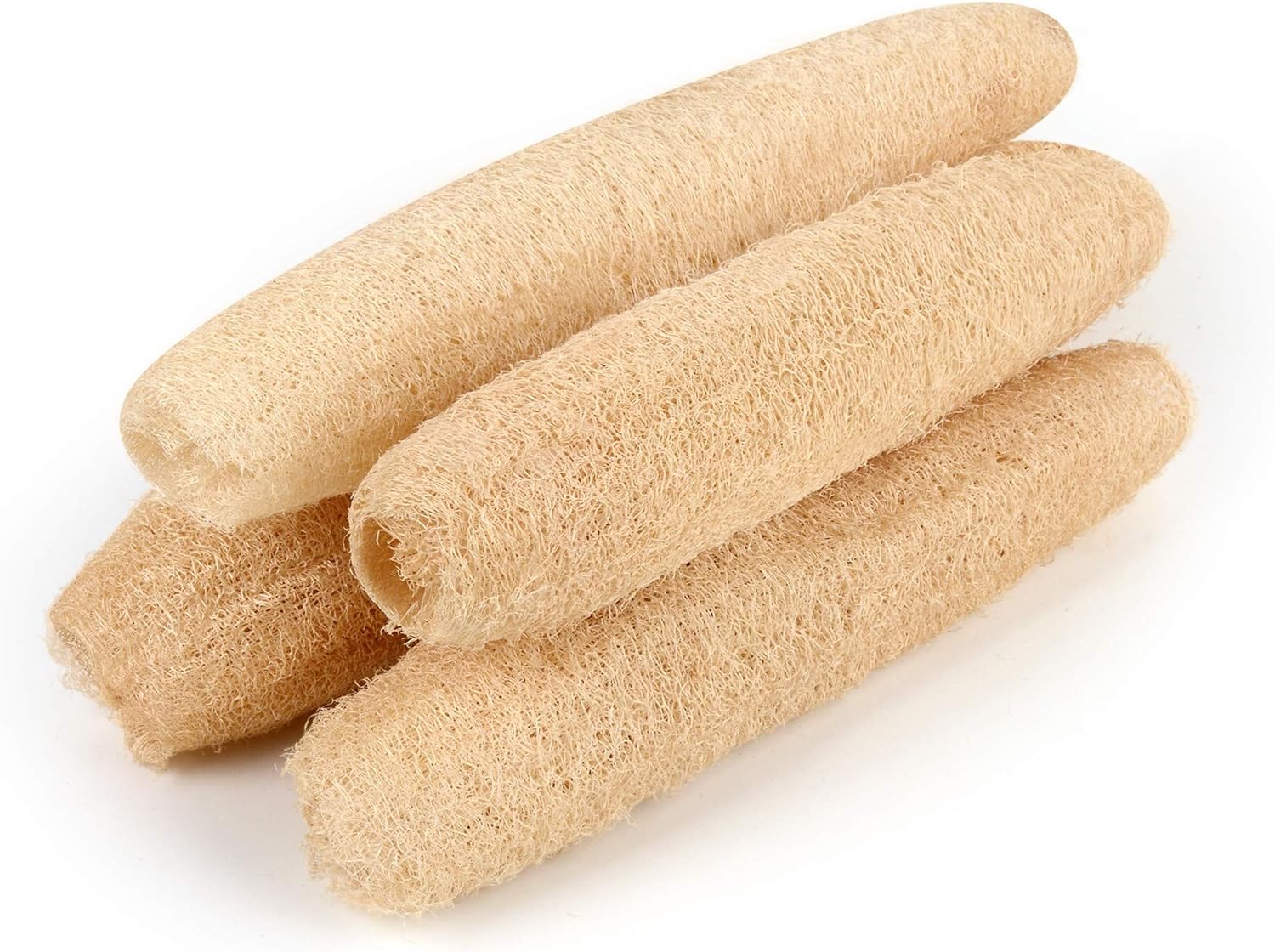 LOBO Natural Shower Loofah Sponges Large Whole Organic Luffa Exfoliating Sponge for Daily Bath