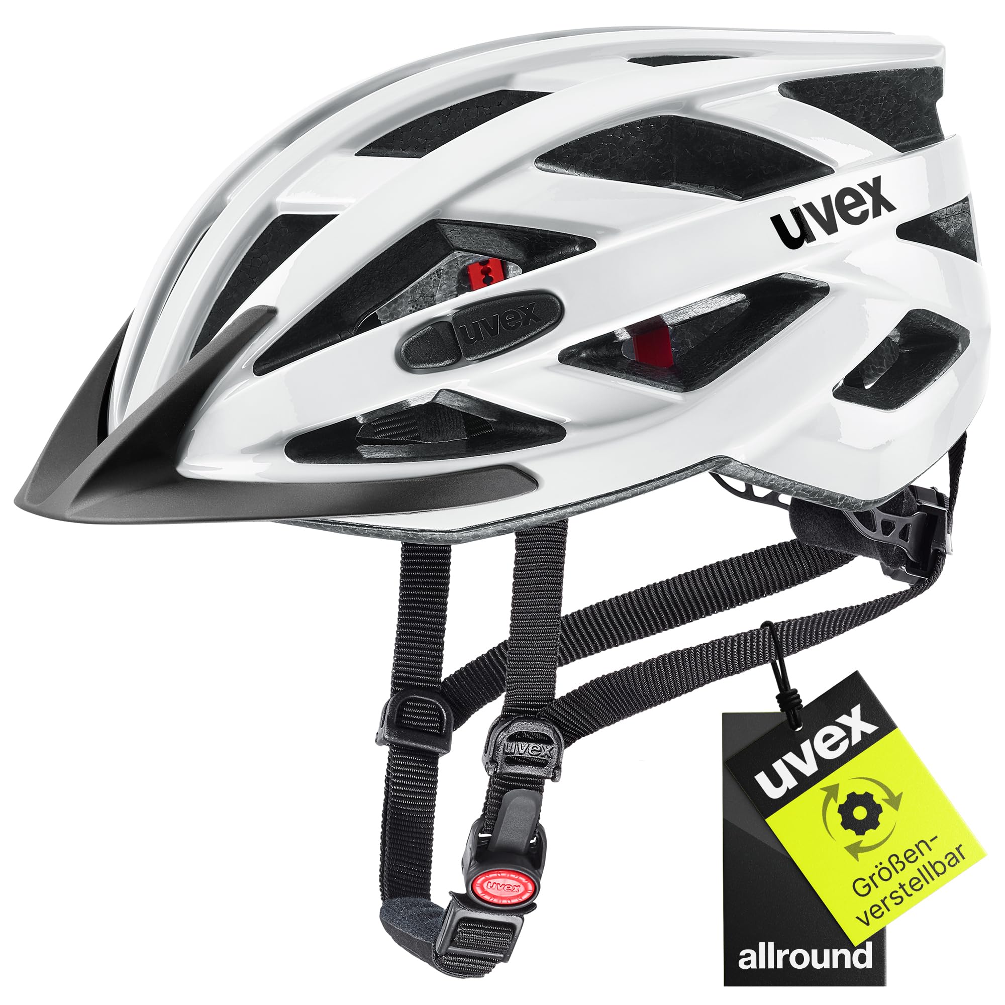 uvex i-vo 3D - Leichter Allround-Helm für Damen und Herren - individuelle Größenanpassung - erweiterbar mit LED-Licht