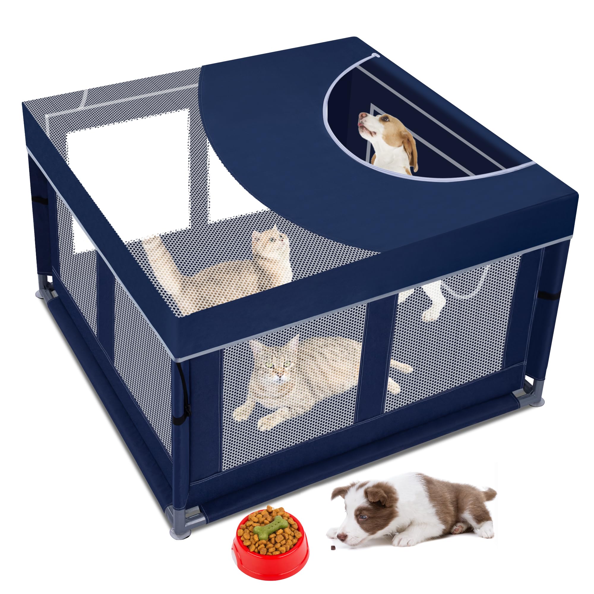 ペット用品 Ac2At3As3 Amazon.com : Henkelion Cat, Dog Carrier for Small Medium