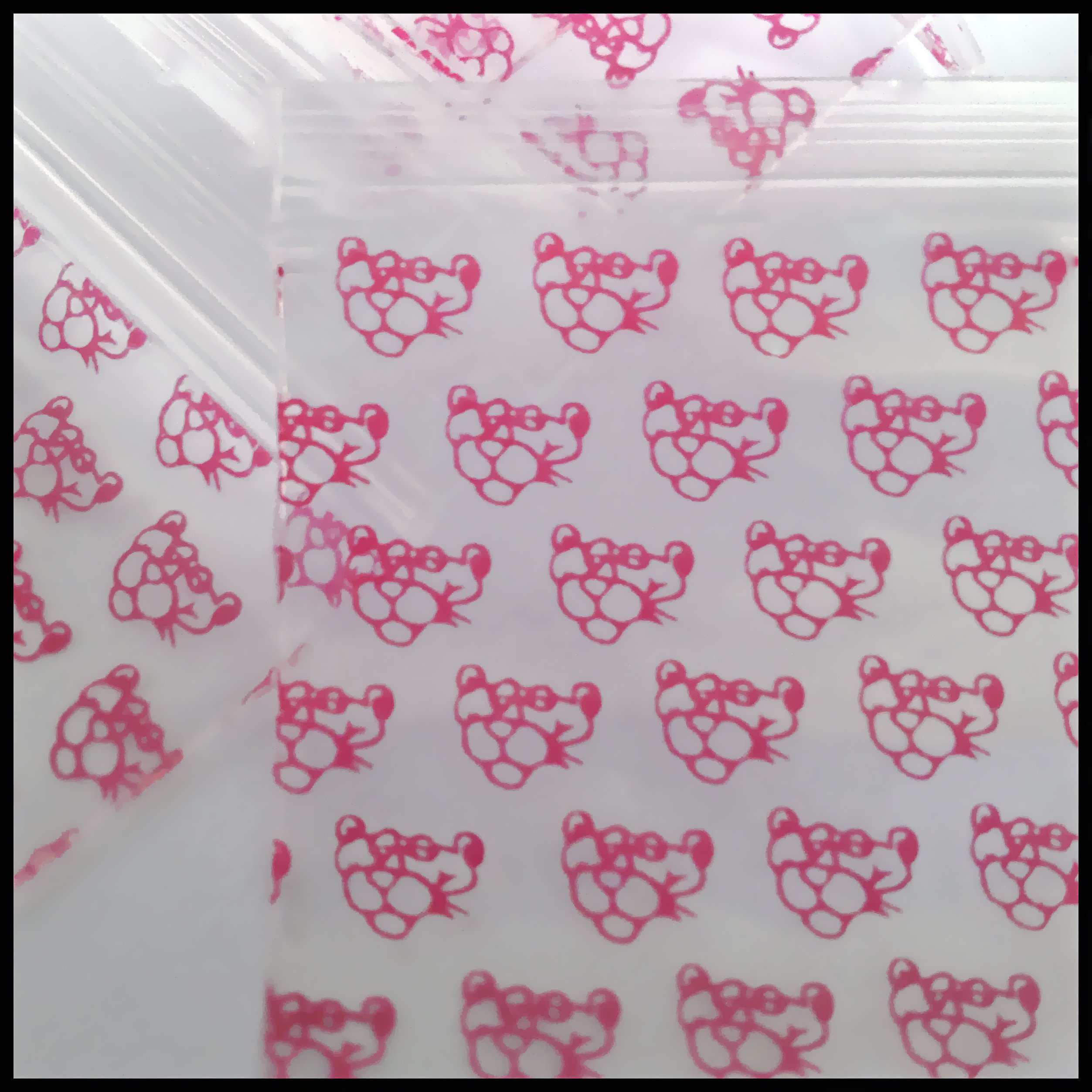 100 Mini Ziplock Baggies High End Quality 2020 Pink Panther Design