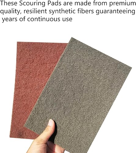 Miniatura 3 de Paquete de 10 almohadillas de uso general prémium de 6 x 9 pulgadas, para raspado, raspado, lijado, preparación de imprimación de pintura,