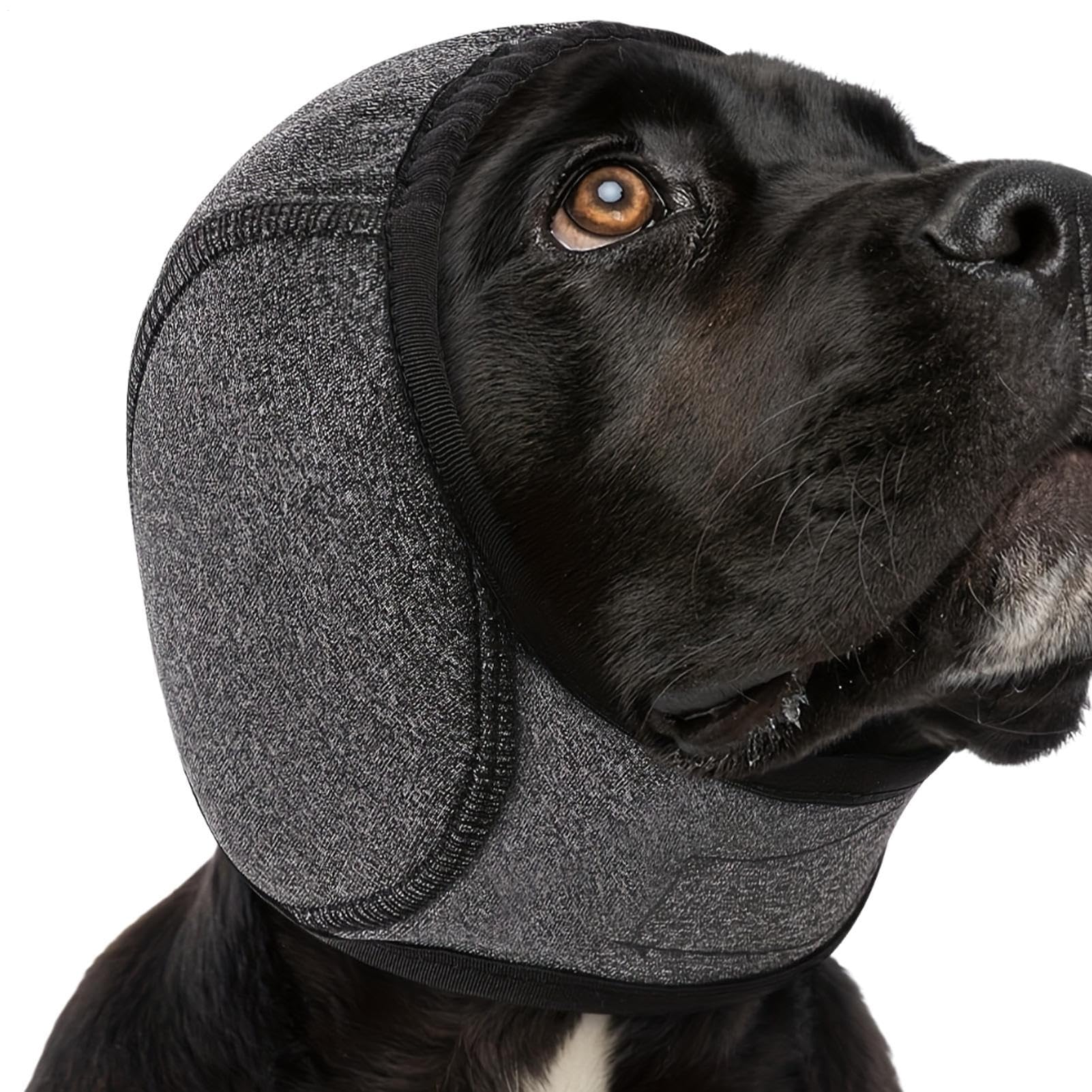 Dog Earmuffs for Sound - Waterproof Headband,Elastic Waterproof Dog Ear Protection,for Winter Grooming Bathing Drying Swimming Thunder