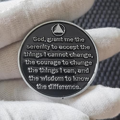 Miniatura 4 de Agradecido a estar vivo Sobriedad Chip AA Monedas y Medallones Recuperación Aniversario Token (moneda individual)