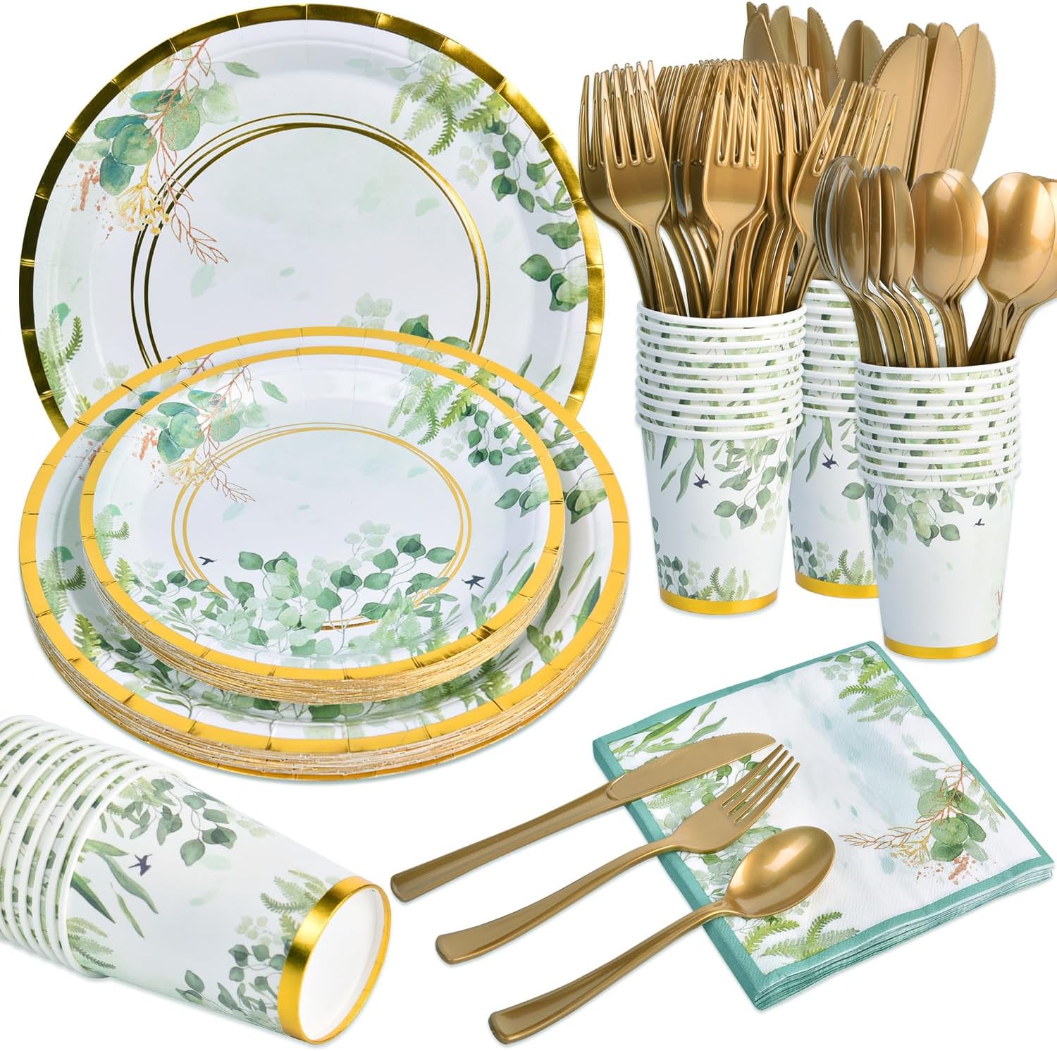 Sage Green Baby Shower Party Supplies Plates, Ireland Ubuy