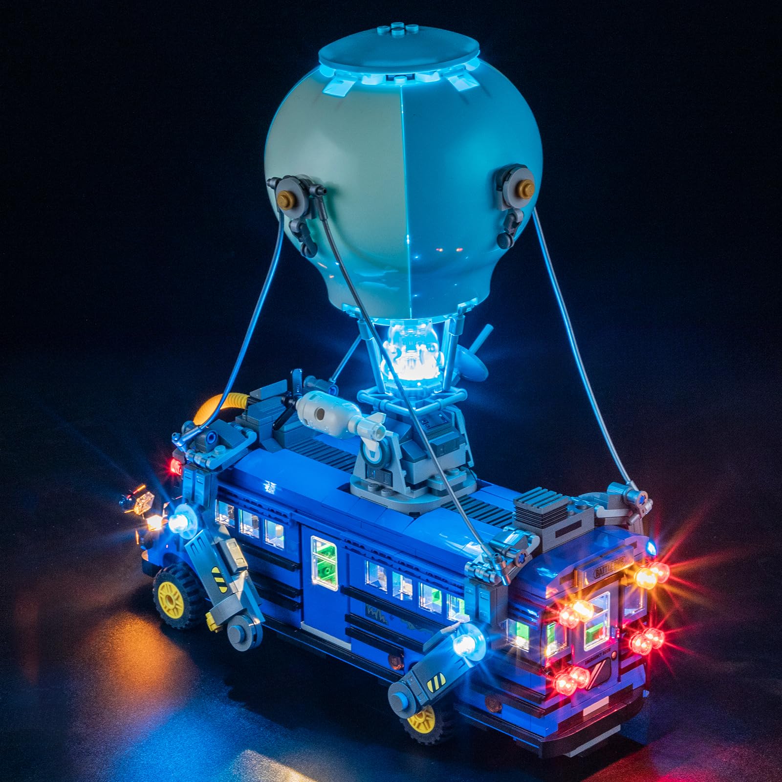 LED Light Kit for Lego Battle Bus Fortnite 77073 Set, Compatible with Lego 77073 Building Blocks Model(Not Include Blocks Set)-picture-18