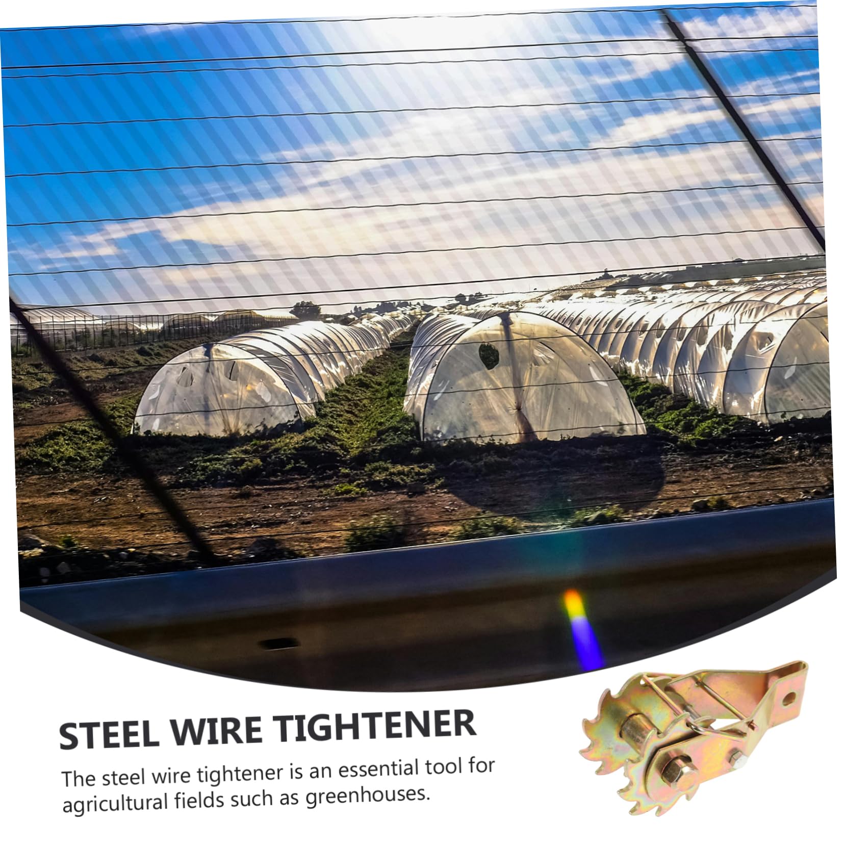 Tensor de Cables de Alta Resistencia 4 Piezas Acero Inoxidable Dorado