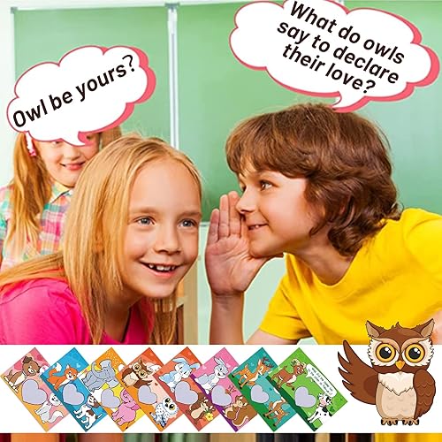 Miniatura 5 de Paquete de 40 tarjetas de chistes de San Valentín para niños con sobres, tarjetas de intercambio para el día de San Valentín, tarjetas de